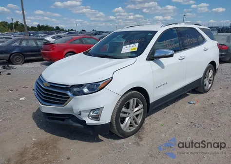 2018 Chevrolet Equinox Premier из США, поврежденный, VIN 2GNAXNEX2J6318821